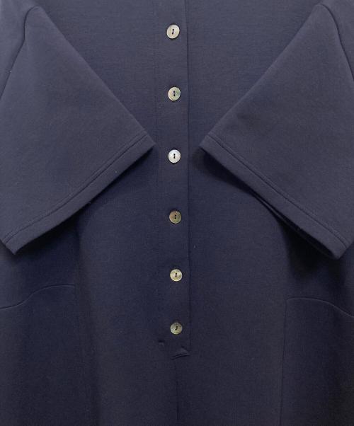 mizuiro-ind（ミズイロインド）mizuiro-ind (ミズイロインド) crew neck all in one ネイビー サイズ:表記なしの古着・服飾アイテム