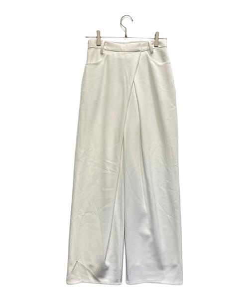 CLANE（クラネ）CLANE (クラネ) MINAMI TANAKA SLASH TUCK SLACKSSLASH TUCK SLACKS ホワイト サイズ:1 未使用品の古着・服飾アイテム