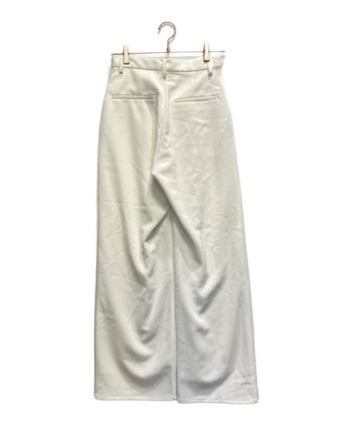 CLANE（クラネ）CLANE (クラネ) MINAMI TANAKA SLASH TUCK SLACKSSLASH TUCK SLACKS ホワイト サイズ:1 未使用品の古着・服飾アイテム
