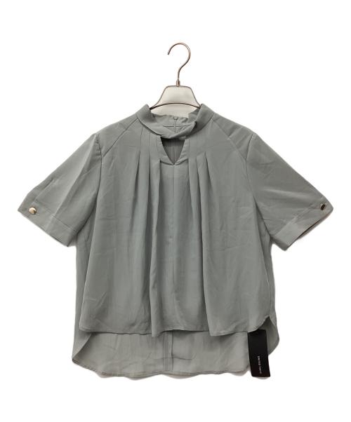 UNITED TOKYO（ユナイテッドトーキョー）UNITED TOKYO (ユナイテッドトーキョー) ツイストカラーブラウス ブルー サイズ:Fの古着・服飾アイテム