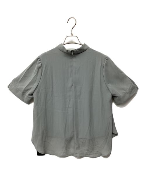 UNITED TOKYO（ユナイテッドトーキョー）UNITED TOKYO (ユナイテッドトーキョー) ツイストカラーブラウス ブルー サイズ:Fの古着・服飾アイテム