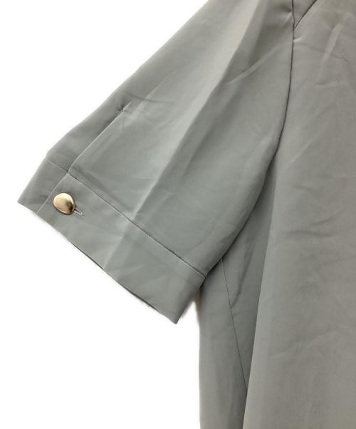 UNITED TOKYO（ユナイテッドトーキョー）UNITED TOKYO (ユナイテッドトーキョー) ツイストカラーブラウス ブルー サイズ:Fの古着・服飾アイテム