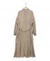ne quittez pas (ヌキテパ) CRIMP COTTON PATCH WORK シャツドレス ベージュ サイズ:M：6000円