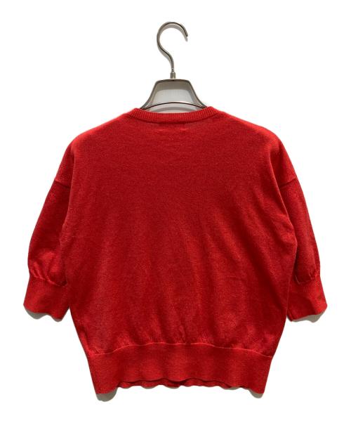 IENA（イエナ）IENA (イエナ) LEVITAクルーカーディガン レッド サイズ:FREEの古着・服飾アイテム