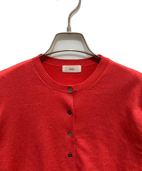 IENA（イエナ）IENA (イエナ) LEVITAクルーカーディガン レッド サイズ:FREEの古着・服飾アイテム