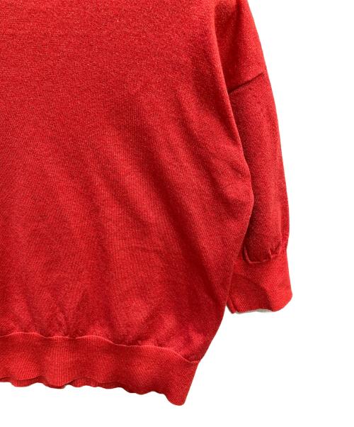 IENA（イエナ）IENA (イエナ) LEVITAクルーカーディガン レッド サイズ:FREEの古着・服飾アイテム