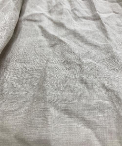 Conte（コンテ）conte (コンテ) ヘンプ Vネック ワンピース ベージュ サイズ:下記参照の古着・服飾アイテム