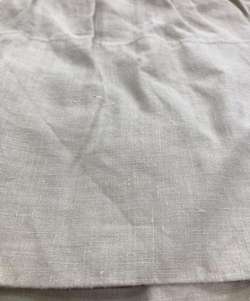 Conte（コンテ）conte (コンテ) ヘンプ Vネック ワンピース ベージュ サイズ:下記参照の古着・服飾アイテム