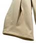 中古・古着 nagonstans (ナゴンスタンス) tuck wide trousers ベージュ サイズ:M：18000円