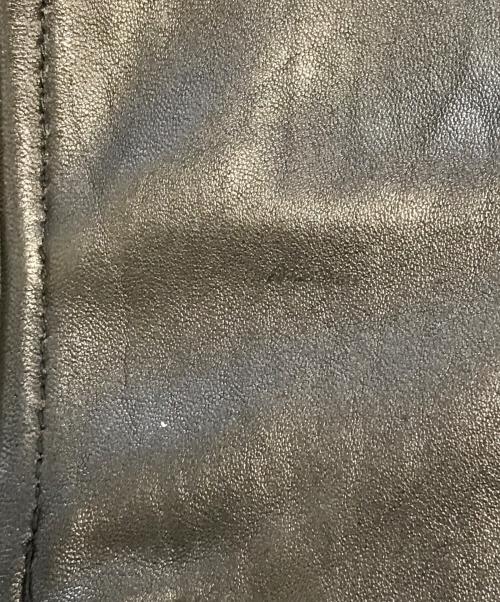 PELLE STUDIO（ペレ スタジオ）PELLE STUDIO (ペレ スタジオ) レザーカーコート ブラック サイズ:Lの古着・服飾アイテム
