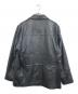 PELLE STUDIO (ペレ スタジオ) レザーカーコート ブラック サイズ:L：12000円