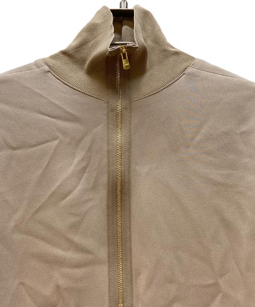 BEIGE（ベイジ）BEIGE (ベイジ) ニットコンビハイネック半袖ブラウス ベージュ サイズ:4の古着・服飾アイテム