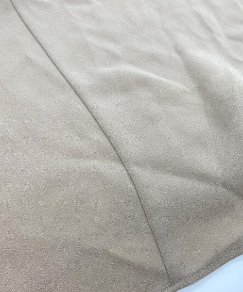 BEIGE（ベイジ）BEIGE (ベイジ) ニットコンビハイネック半袖ブラウス ベージュ サイズ:4の古着・服飾アイテム