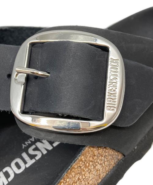 BIRKENSTOCK（ビルケンシュトック）BIRKENSTOCK (ビルケンシュトック) Gizeh Big Buckle ブラック サイズ:24.5cmの古着・服飾アイテム