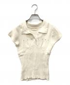 ANDMARYアンドマリー）の古着「Lindsay logo tops」｜ホワイト