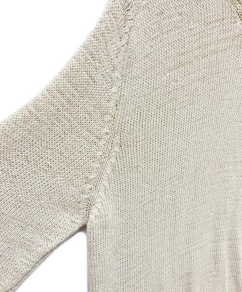 SATURDAY（サタデー）SATURDAY (サタデー) Lausanne V-Neck Collar Knit ブルー×アイボリー サイズ:XLの古着・服飾アイテム
