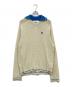SATURDAY（サタデー）の古着「Lausanne V-Neck Collar Knit」｜ブルー×アイボリー