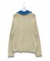 SATURDAY (サタデー) Lausanne V-Neck Collar Knit ブルー×アイボリー サイズ:XL：7000円