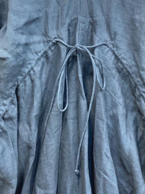 SAPHED（サフィード）SAPHED (サフィード) リネンワンピース ブルー サイズ:FREEの古着・服飾アイテム