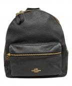 COACHコーチ）の古着「Medium Charlie Backpack」｜ブラック