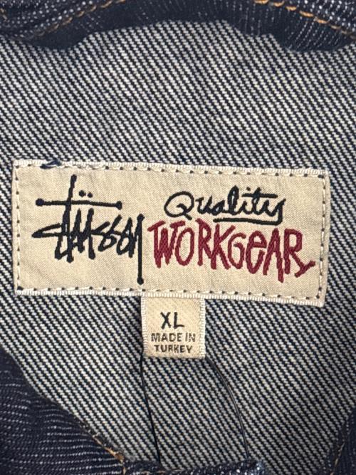 stussy（ステューシー）stussy (ステューシー) Trucker Denim インディゴ サイズ:XLの古着・服飾アイテム