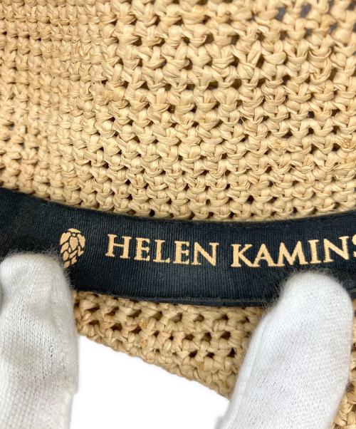 HELEN KAMINSKI（ヘレンカミンスキー）HELEN KAMINSKI (ヘレンカミンスキー) ラフィアハット ベージュの古着・服飾アイテム