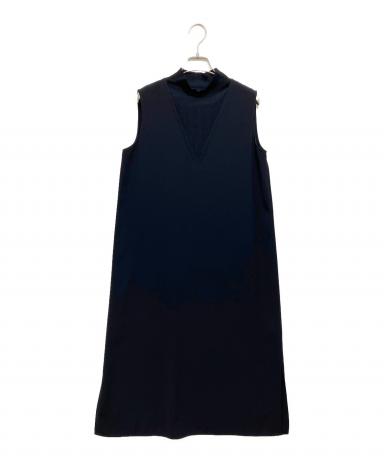 中古・古着通販】theory (セオリー) RIB VNECK DRノースリーブ