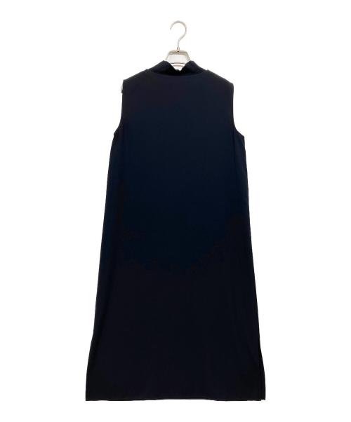 theory（セオリー）theory (セオリー) RIB VNECK DRノースリーブワンピース ネイビー サイズ:Sの古着・服飾アイテム