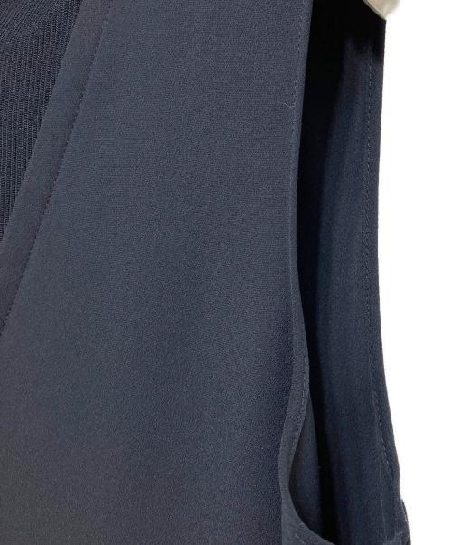 theory（セオリー）theory (セオリー) RIB VNECK DRノースリーブワンピース ネイビー サイズ:Sの古着・服飾アイテム