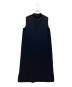 theory（セオリー）の古着「RIB VNECK DRノースリーブワンピース」｜ネイビー