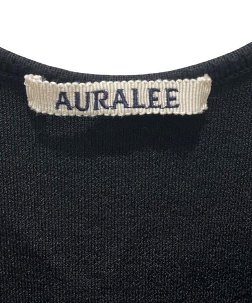 AURALEE（オーラリー）AURALEE (オーラリー) COTTON SILK STRETCH DOUBLE FACE ワンピース ブラック サイズ:1の古着・服飾アイテム