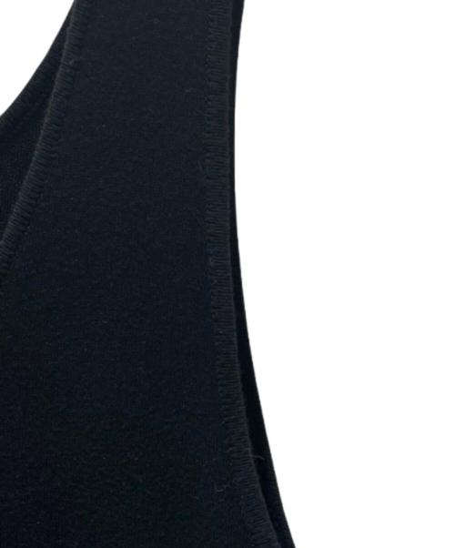 AURALEE（オーラリー）AURALEE (オーラリー) COTTON SILK STRETCH DOUBLE FACE ワンピース ブラック サイズ:1の古着・服飾アイテム