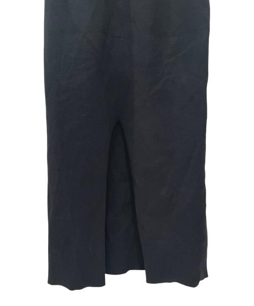 AURALEE（オーラリー）AURALEE (オーラリー) COTTON SILK STRETCH DOUBLE FACE ワンピース ブラック サイズ:1の古着・服飾アイテム