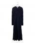 Mame Kurogouchi（マメクロゴウチ）の古着「Geometric Pattern Jacquard Jersey Dress」｜ブラック