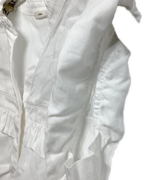 IENA（イエナ）IENA (イエナ) コットンフレンチフリルブラウス ホワイト サイズ:34の古着・服飾アイテム