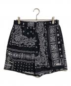 F.C.R.B.エフシーレアルブリストル）の古着「NYLON EASY SHORTS」｜ブラック×ホワイト