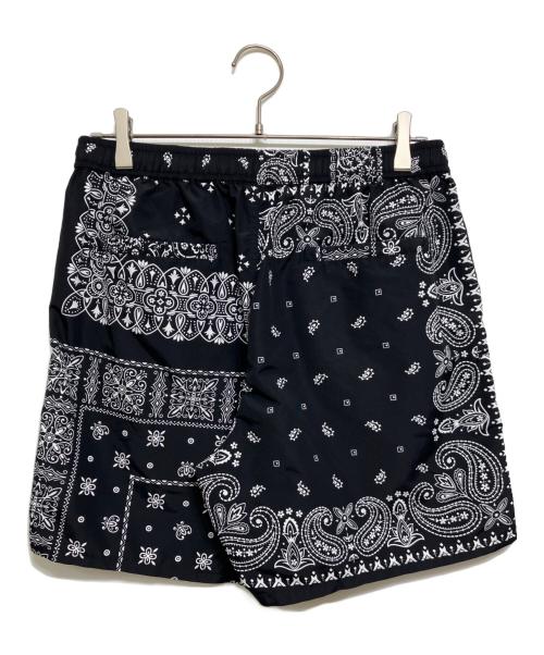 F.C.R.B.（エフシーレアルブリストル）F.C.R.B. (エフシーレアルブリストル) NYLON EASY SHORTS ブラック×ホワイト サイズ:Sの古着・服飾アイテム