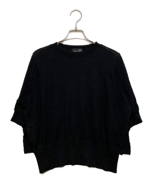 RISMAT by Y's（リスマットバイワイズ）RISMAT by Y's (リスマットバイワイズ) ウールニット ブラック サイズ:2の古着・服飾アイテム