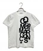 COMME des GARCONSコムデギャルソン）の古着「ロゴプリントTシャツ」｜ホワイト