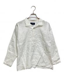 tricot COMME des GARCONS（トリココムデギャルソン）の古着「リネンプルオーバーブラウス」｜ホワイト