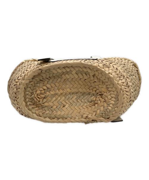 LOEWE（ロエベ）LOEWE (ロエベ) BASKET SMALL BAG ナチュラルベージュ×ホワイトの古着・服飾アイテム