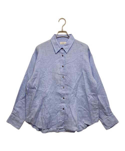 IENA（イエナ）IENA (イエナ) ウォッシャブル リネン2WAY シャツ ブルー サイズ:無し 未使用品の古着・服飾アイテム
