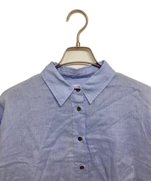 IENA（イエナ）IENA (イエナ) ウォッシャブル リネン2WAY シャツ ブルー サイズ:無し 未使用品の古着・服飾アイテム