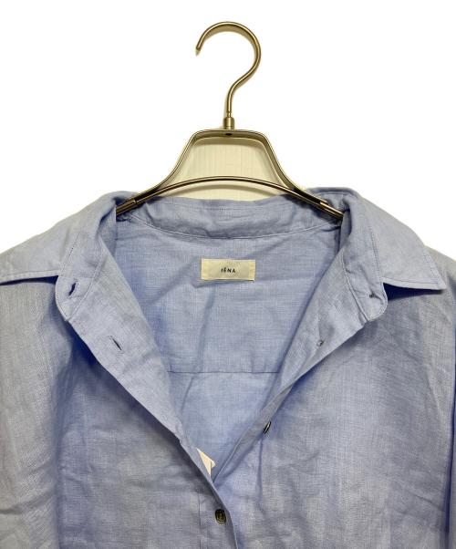 IENA（イエナ）IENA (イエナ) ウォッシャブル リネン2WAY シャツ ブルー サイズ:無し 未使用品の古着・服飾アイテム