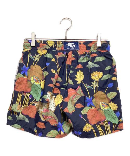 ETRO（エトロ）ETRO (エトロ) スイムショーツ ブラウン×グリーン サイズ:Ｍの古着・服飾アイテム