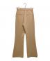 anuans (アニュアンス) ストレッチスリットフレアパンツ ベージュ サイズ:M：7000円