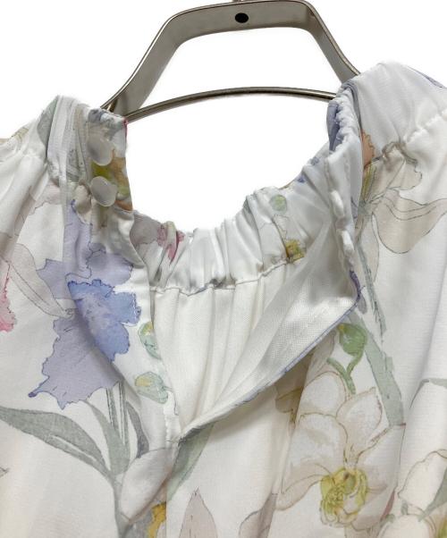 rienda（リエンダ）rienda (リエンダ) ホルターネックギャザーフレアワンピース ホワイト サイズ:Sの古着・服飾アイテム