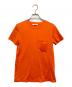 MaxMara（マックスマーラ）の古着「ピュア コットン ジャージー Tシャツ」｜オレンジ