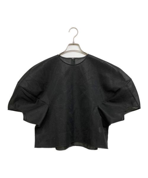 LIten（リテン）LIten (リテン) シアースカルプチャートップス ブラック サイズ:FREEの古着・服飾アイテム