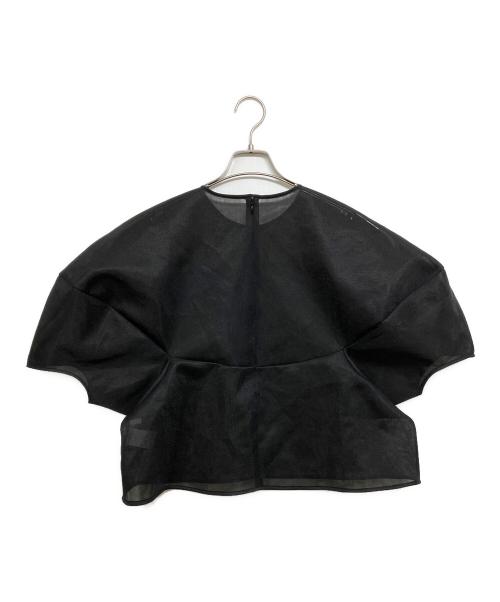 LIten（リテン）LIten (リテン) シアースカルプチャートップス ブラック サイズ:FREEの古着・服飾アイテム